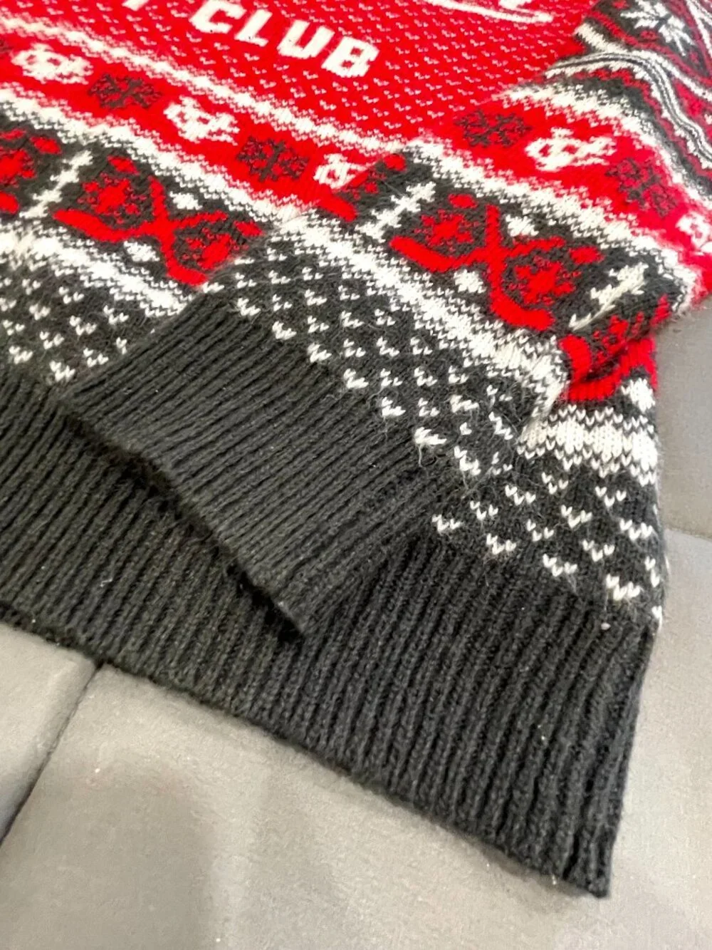 Violent Gentlemen Hockey Club Sweater XL Streetwear Ugly Christmas Knit